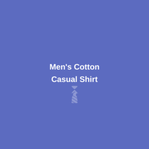 Men's Casual Cotton Shirt